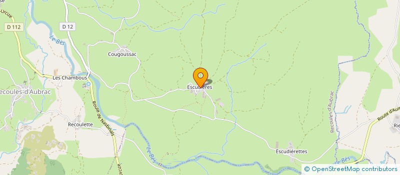 localisation de l'entreprise GAEC PIGNOL  RECOULES D'AUBRAC