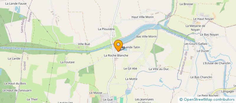 localisation de l'entreprise GAEC PIGUEL à GUIPEL