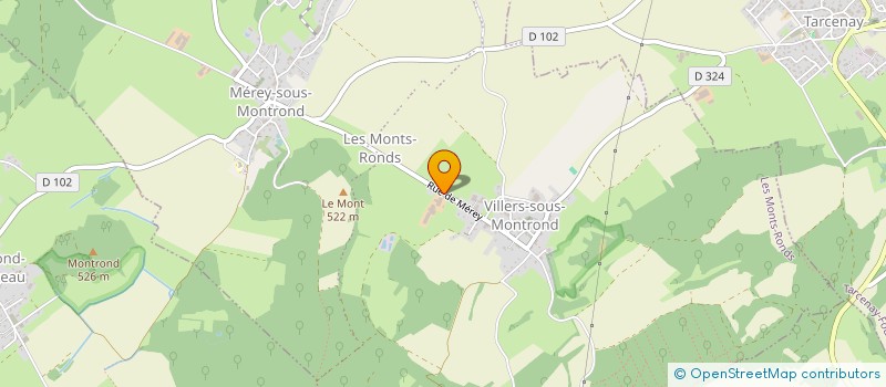 localisation de l'entreprise GAEC PIGUET FRERES à LES MONTS-RONDS