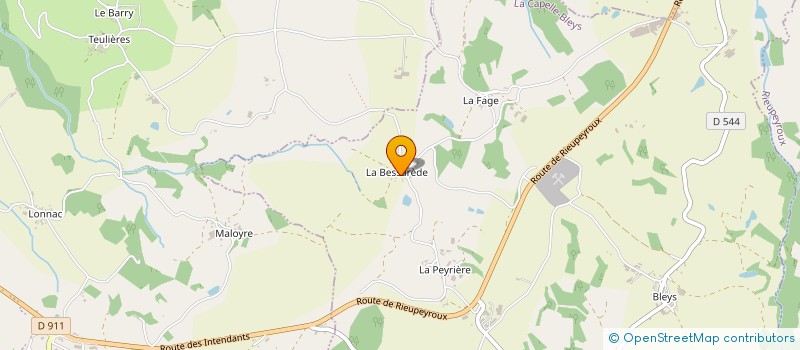 localisation de l'entreprise GAEC PINTO à LA CAPELLE-BLEYS