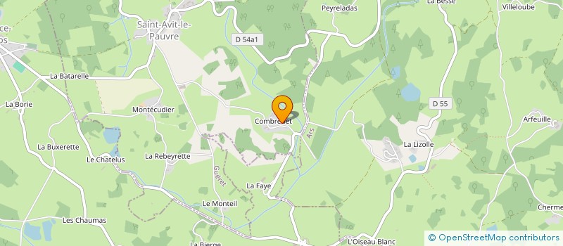 localisation de l'entreprise GAEC PIOLET à SAINT-AVIT-LE-PAUVRE