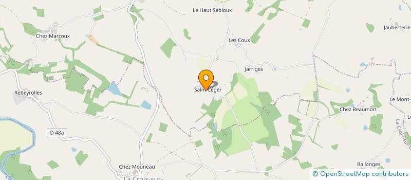 localisation de l'entreprise GAEC PIVETEAU-DOULIDIERE à SAINT-SORNIN-LA-MARCHE