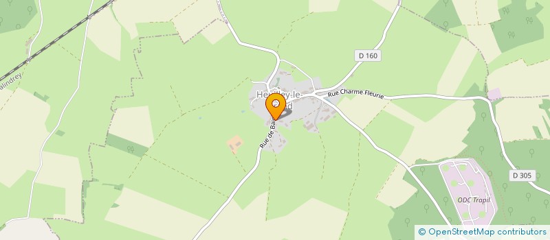 localisation de l'entreprise GAEC POINSOT à HEUILLEY-LE-GRAND
