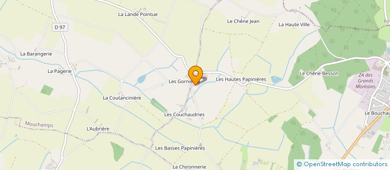 localisation de l'entreprise GAEC POITEVINEAU à CHANTONNAY