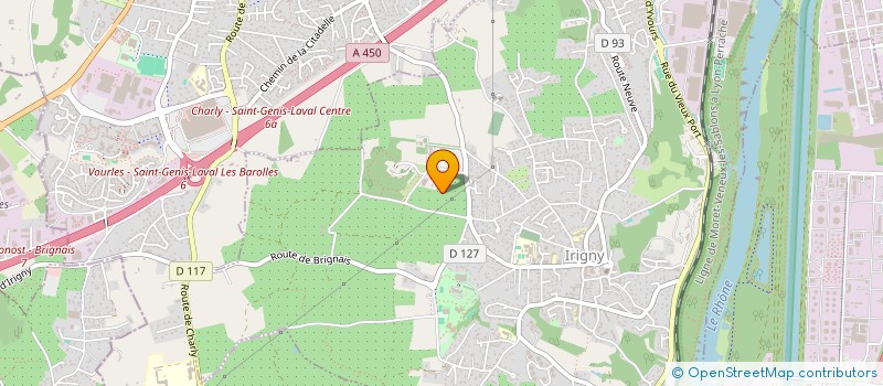 localisation de l'entreprise GAEC PONCET PATRICK  IRIGNY