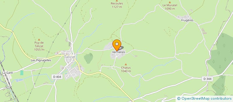 localisation de l'entreprise GAEC PONS MEINDRE à TALIZAT