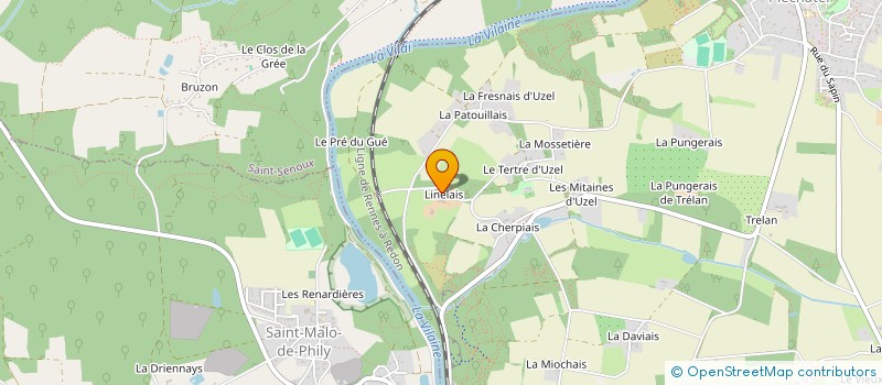 localisation de l'entreprise GAEC POUESSEL-MONNIER à BAIN-DE-BRETAGNE