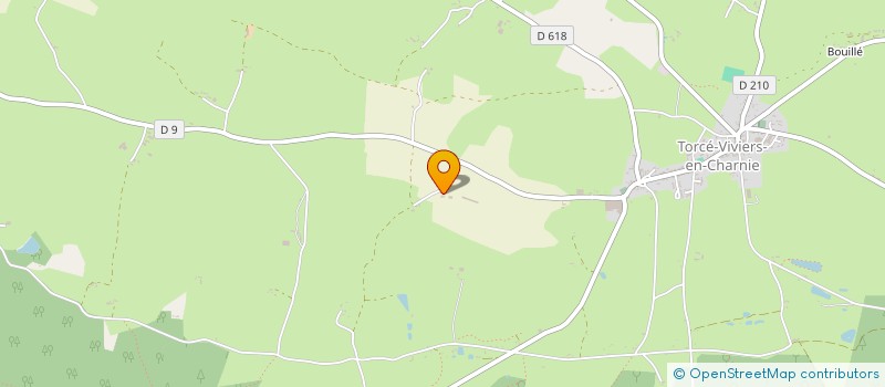 localisation de l'entreprise GAEC POUSSE QUI PEUT à TORCE-VIVIERS-EN-CHARNIE