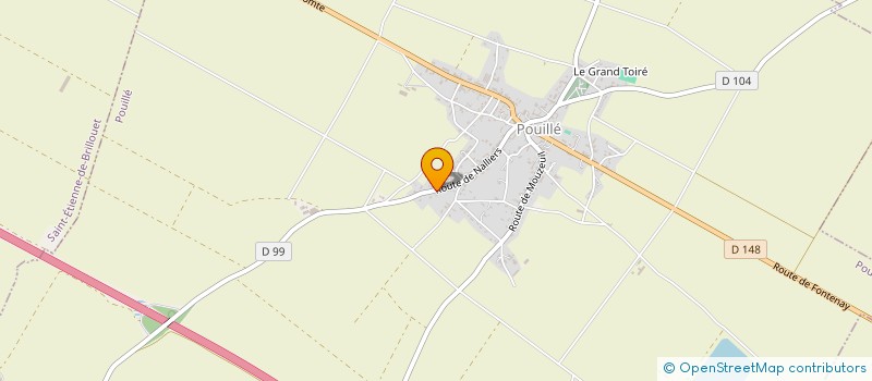 localisation de l'entreprise GAEC POUSSIGNY à POUILLE