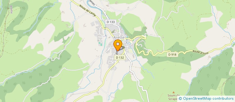 localisation de l'entreprise GAEC PRAT  ARETTE