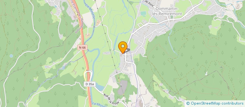 localisation de l'entreprise GAEC PRES DU TILLEUL à DOMMARTIN-LES-REMIREMONT