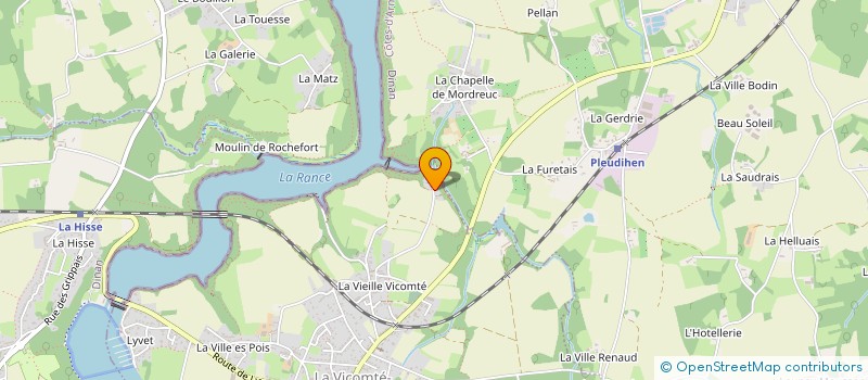 localisation de l'entreprise GAEC PRIE FILS à PLEUDIHEN-SUR-RANCE