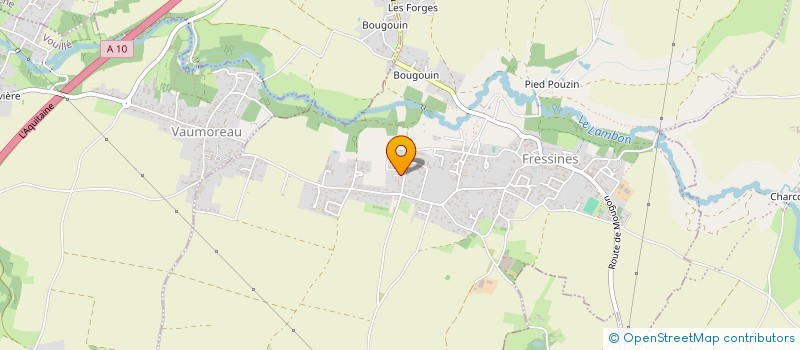 localisation de l'entreprise GAEC PROUST  FRESSINES