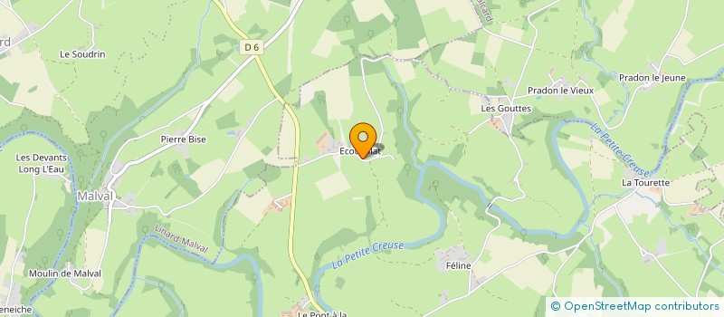 localisation de l'entreprise GAEC PRUCHON à BONNAT