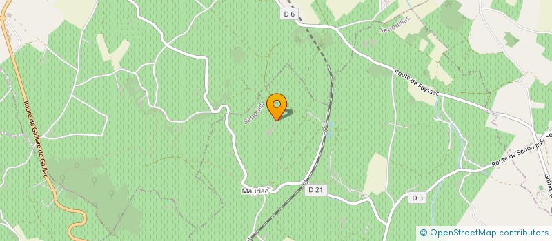 localisation de l'entreprise GAEC PUECH  SENOUILLAC