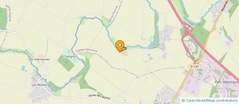 localisation de l'entreprise GAEC PUY CHEVRIER  SAINTE-HERMINE