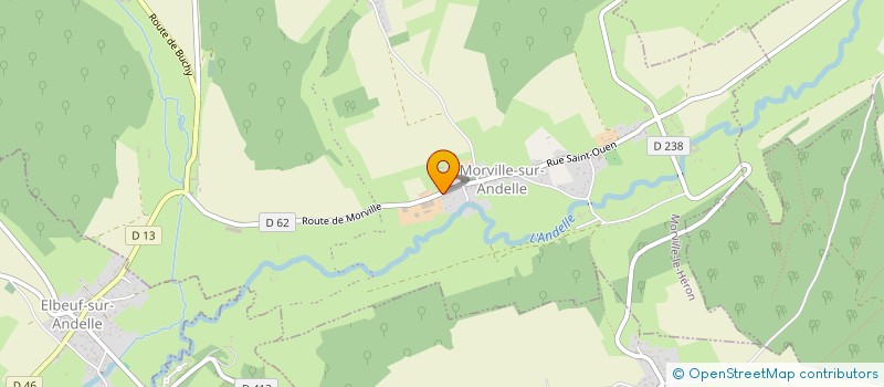 localisation de l'entreprise GAEC QUEMIN  MORVILLE-SUR-ANDELLE