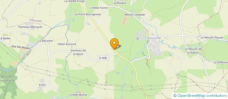 localisation de l'entreprise GAEC QUENTIN à LES PIEUX