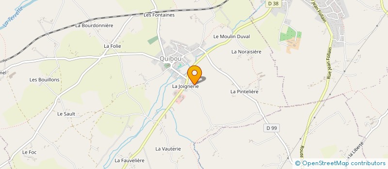 localisation de l'entreprise GAEC QUIBOIS  QUIBOU