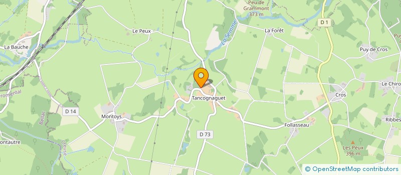 localisation de l'entreprise GAEC QUINCAMPOIX à FURSAC
