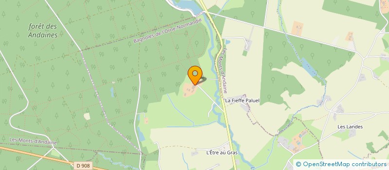 localisation de l'entreprise GAEC RADIGUE à BAGNOLES-DE-L'ORNE-NORMANDIE