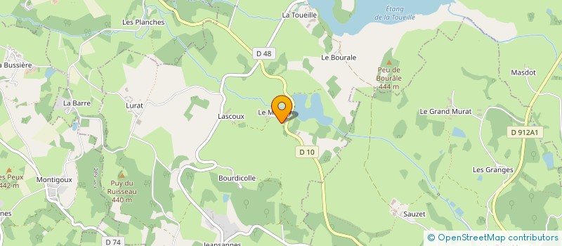 localisation de l'entreprise GAEC RAGAIN à LE GRAND-BOURG