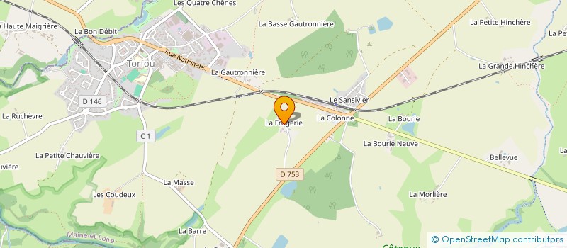 localisation de l'entreprise GAEC RAIMBAULT  SEVREMOINE