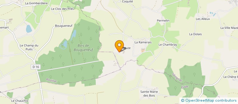 localisation de l'entreprise GAEC RAMARE à BROONS