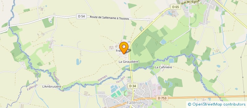 localisation de l'entreprise GAEC RAMBAUD PERE ET FILS à TOUVOIS