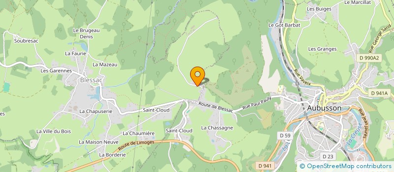 localisation de l'entreprise GAEC RAMBERT  BLESSAC