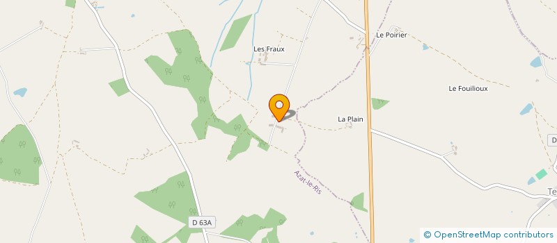 localisation de l'entreprise GAEC RANCOUMAUD à AZAT-LE-RIS