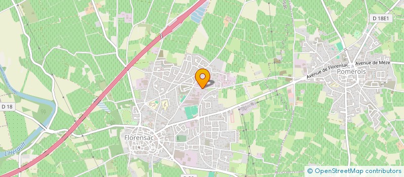 localisation de l'entreprise GAEC REC DE RIEUX à FLORENSAC