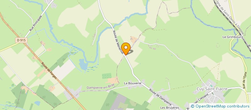 localisation de l'entreprise GAEC RECONNU AMAURY à CUY-SAINT-FIACRE