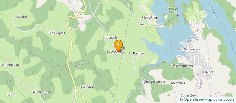 localisation de l'entreprise GAEC RECONNU BASTIDE à SAINT-GERONS