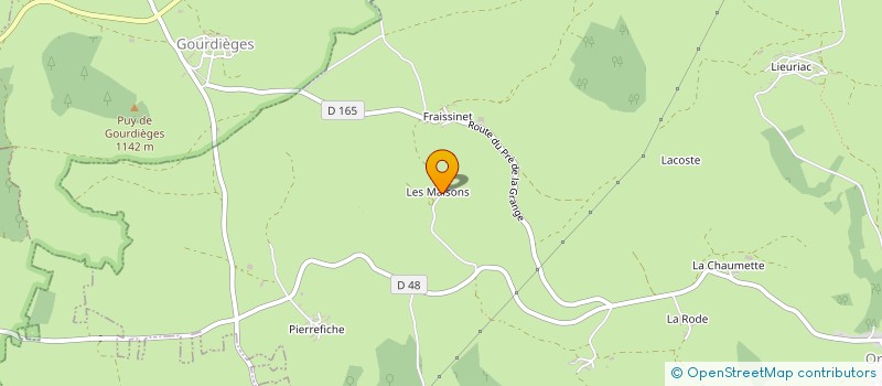 localisation de l'entreprise GAEC RECONNU BOS GIRBAL ET FILS à NEUVEGLISE-SUR-TRUYERE