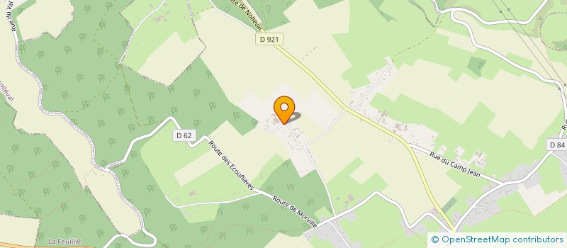 localisation de l'entreprise GAEC RECONNU BULEUX  LA FEUILLIE