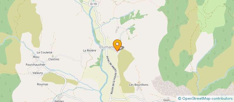 localisation de l'entreprise GAEC RECONNU CAMPAGNE LE PIGEONNIER à CLUMANC