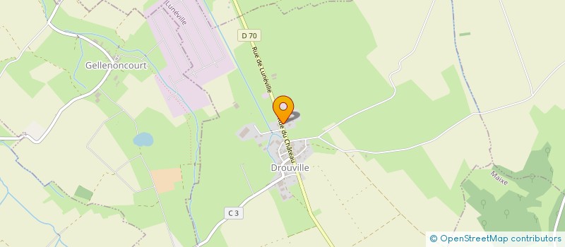localisation de l'entreprise GAEC RECONNU CELTIAN à DROUVILLE