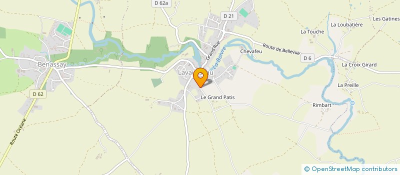 localisation de l'entreprise GAEC RECONNU  CHAMP COMPAGNON  BOIVRE-LA-VALLEE