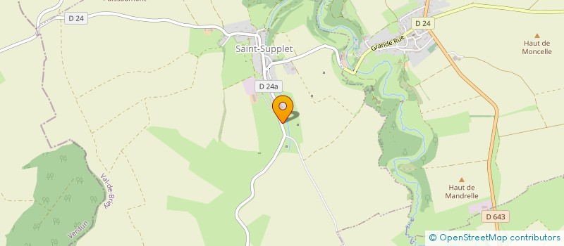 localisation de l'entreprise GAEC RECONNU CHAMP MARTIN  SAINT-SUPPLET