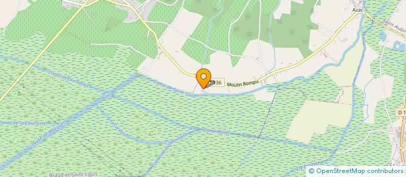 localisation de l'entreprise GAEC RECONNU CHAPRON ET FILS  BRAUD-ET-SAINT-LOUIS