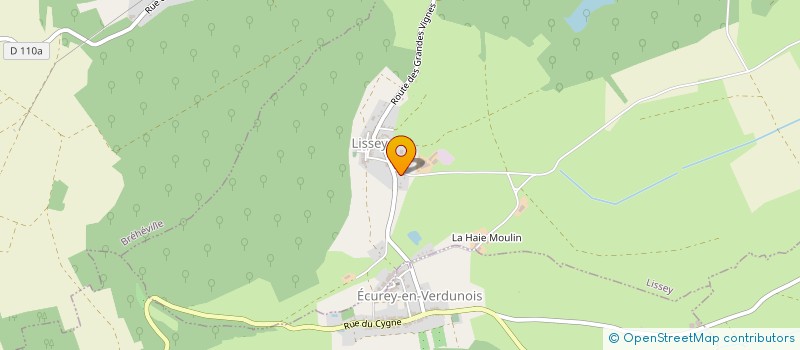 localisation de l'entreprise GAEC RECONNU CHATELET  LISSEY