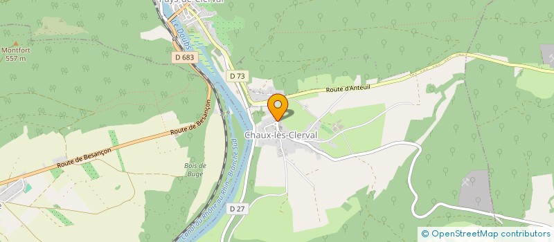 localisation de l'entreprise GAEC RECONNU CHATRAS à VIETHOREY