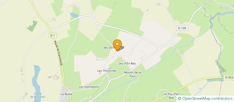 localisation de l'entreprise GAEC RECONNU CIDERE  BOURBON L'ARCHAMBAULT