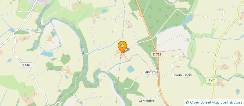localisation de l'entreprise GAEC RECONNU COIFFARD à MONTREVAULT-SUR-EVRE