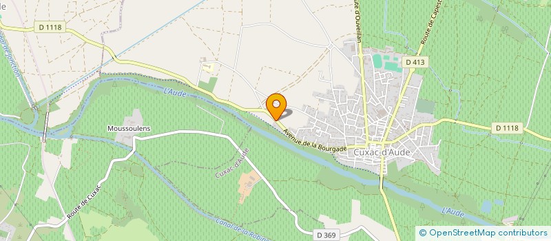 localisation de l'entreprise GAEC RECONNU COLLELL  CUXAC-D'AUDE