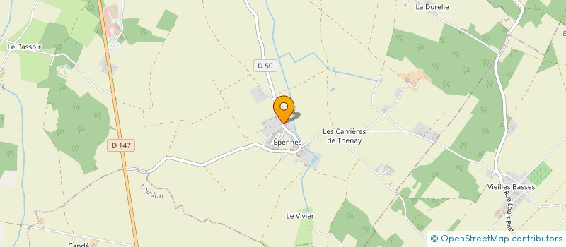 localisation de l'entreprise GAEC RECONNU D EPENNES  BOURNAND