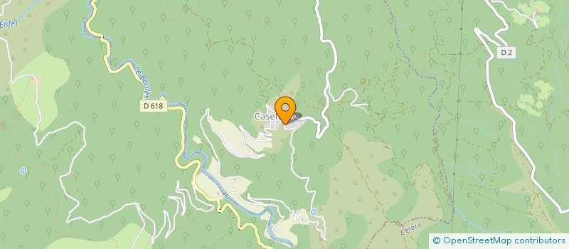 localisation de l'entreprise GAEC RECONNU DE CASOT DE LA MATTE  CASEFABRE