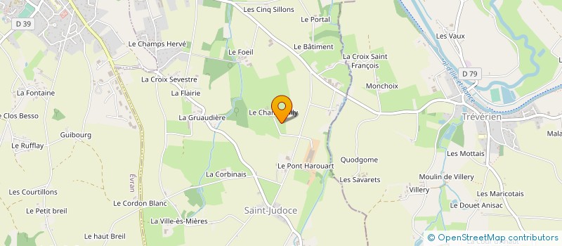 localisation de l'entreprise GAEC RECONNU DE CHAMP BILY à SAINT-JUDOCE