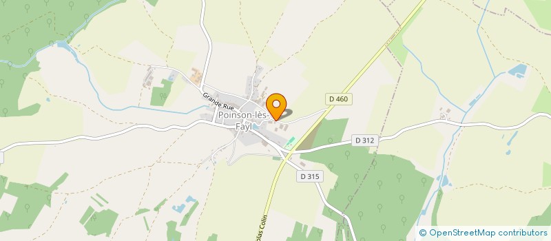 localisation de l'entreprise GAEC RECONNU DE CHARMONT à POINSON-LES-FAYL